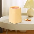 thumbnail image 4 of COM1950s Desktop Trash Can with Lid,Small Office Waste Bin for Desk and Bedroom,Portable Compact Size 7.1X4.9X4.9 Inches,Durable Plastic Easy Open Design, 4 of 9
