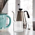 thumbnail image 4 of Heat Resistant Borosilicate Glass Coffee Carafe 400ml Clear Hand Brewed Coffee Pot for Home Offic and Café Use for Pour Over and Drip Coffee, 4 of 7