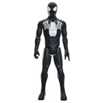 Marvel Spider-Man Titan Series Figure d'action de l'homme-araignée de combinaison noire