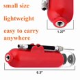 thumbnail image 2 of Air Pump for Balls, Dual Action Ball Pump for Basketball, Volleyball, Soccer, Rugby, Football Sport Ball and Speed Bag Fast Inflation, Portable and Hose Mounted Design, 3 Needles + 2 Nozzles, 2 of 7