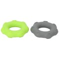 thumbnail image 3 of Anneau de Force Grise, Anneau d'Exercice Vert Skin Friendly 2pcs Silicone Squeezer Portable 40lbs Élastique pour la Formation de Réadaptation des Doigts, 3 of 8