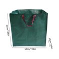 thumbnail image 3 of SIYTUAU Reusable Gardening Leaf Bag With Reinforced Handle Foldable And Portable Design Plastic Material For Yard Cleaning And Storage Leaf Bag 125L C, 3 of 7