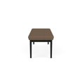 thumbnail image 5 of Lenox Steel Reception Waiting Room Healthcare 3-Seat Bench / Black Steel / Brown, 5 of 5