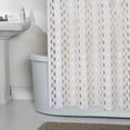 thumbnail image 5 of Pineapple Woven Textured Fabric Shower Curtain, 5 of 5