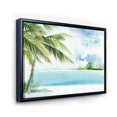thumbnail image 2 of Designart Palm Beach Resort At Dawn I FLOAT FRAME WALL ART, 2 of 4