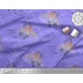 thumbnail image 3 of Soimoi Brown Rayon Fabric Stripe & Paisley Decor Fabric Printed Yard 56 Inch Wide, 3 of 3