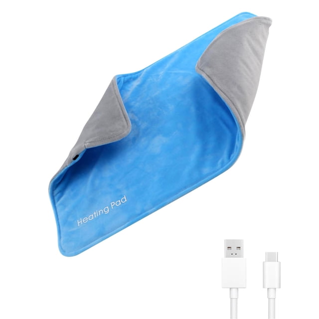 SDNall Heated Blanket Throw, Super Soft Blanket, Usb to Usb Cable, USB Heated Blanket - 15W High-Power, 55 Degrees Heating, Machine Washable, Temperature Control Protection