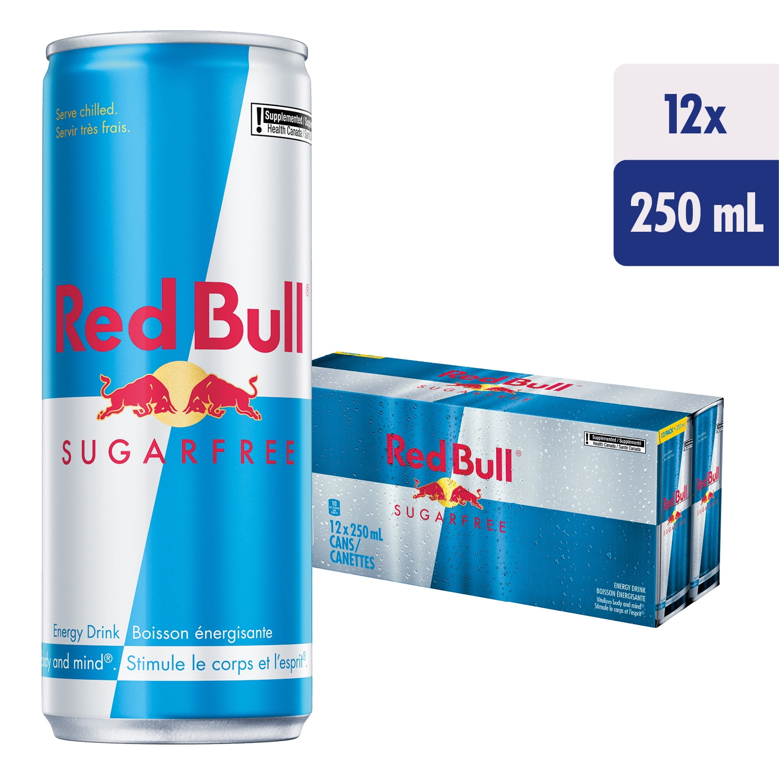 Red Bull Sugar Free 12x250ml