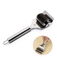 thumbnail image 1 of Agiferg Stainless Steel Spaghett Noodle Maker Lattice Roller Docker Dough Cutter Tool, 1 of 6