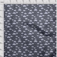 thumbnail image 3 of oneOone Cotton Silk Fabric Raindrop & Clouds Nature Print Fabric BTY 42 Inch Wide, 3 of 4