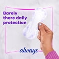 thumbnail image 4 of Always Radiant Daily Multistyle Liners Regular, Unscented, Up to 100% Odor-free 54 count, 4 of 13