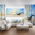 thumbnail image 3 of Design Art Calm Beach Panorama Canvas Print, 3 of 3