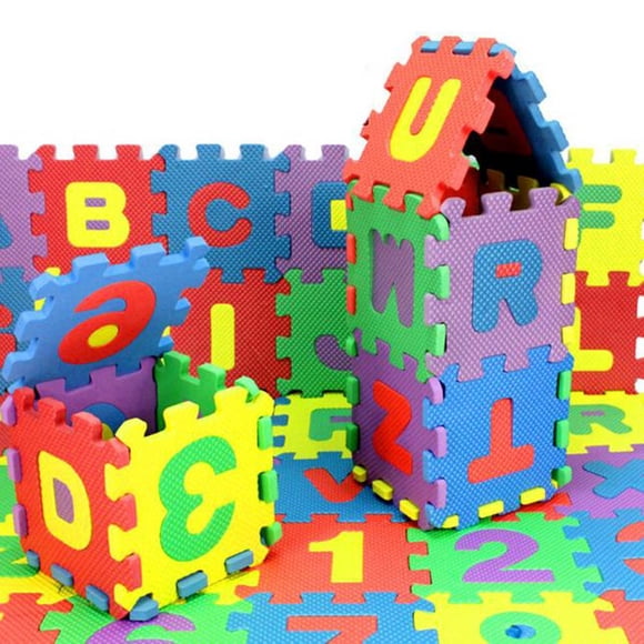 Économies pour Bébé! Jouets Jeux Enfants, Décorations de Noël, Liquidation de Jouets pour Bébé, Jouets Farces et Attrapes pour Filles Garçons, Cadeaux de Noël pour Enfants, 36 Pcs Casse-Tête Alphabet des Nombres en Mousse Maths Jouet Éducatif Cadeau