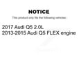 thumbnail image 2 of Transit Auto Front Rear Coated Drilled Slotted Disc Brake Rotors and Ceramic Pads Kit for Car Audi Q5 KDC-100660, 2 of 11
