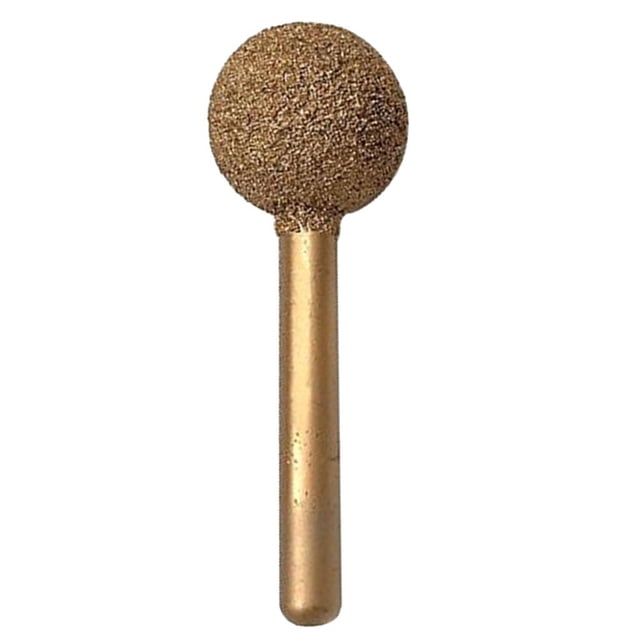 koolsoo Forme de Boule Ronde Diamant Tête de Meulage Forets Outils Rotatifs 18mm 100 Grains