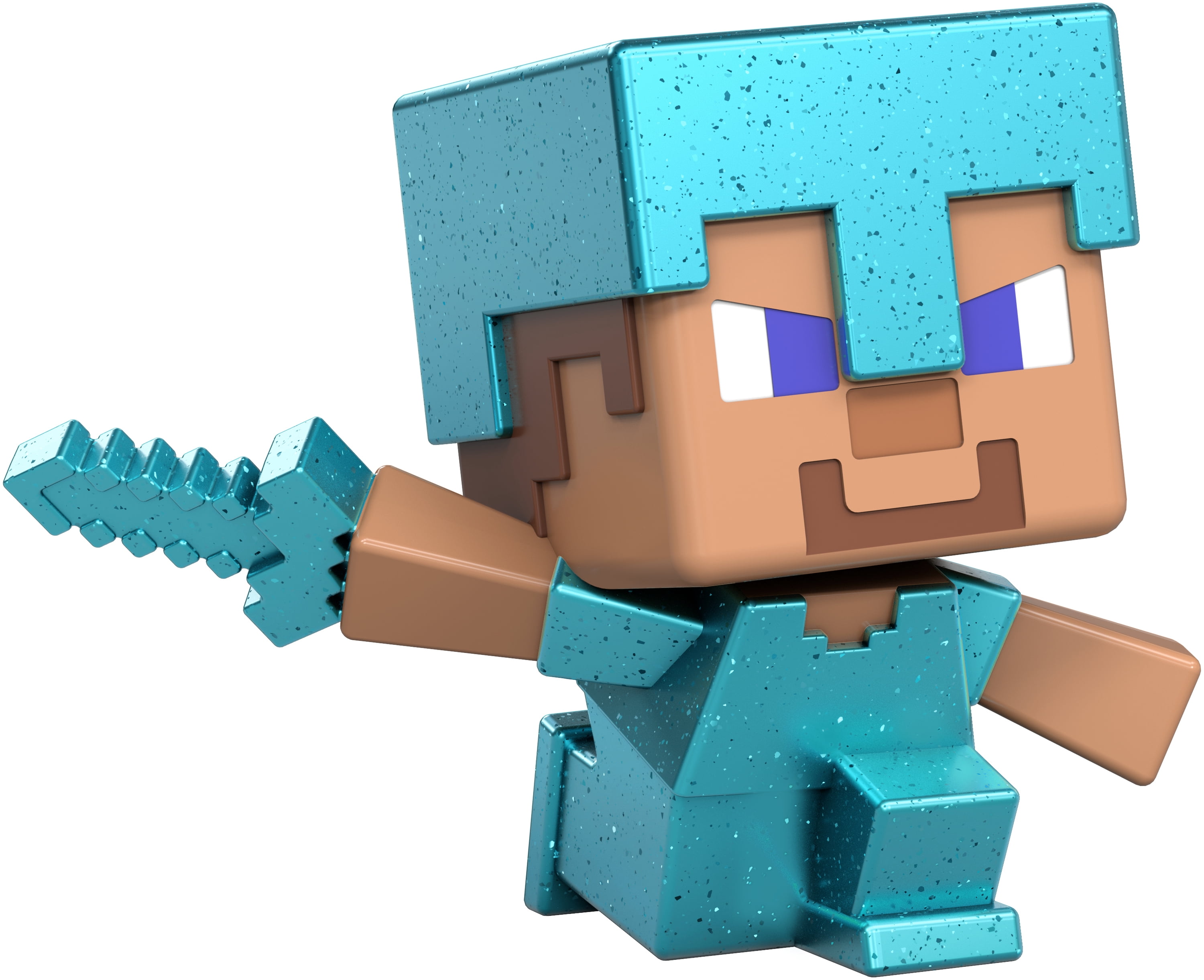 Minecraft Mini Mode Spawn Egg Steve in Shining Armor with Surprise Mini Figure Inspired the Movie