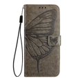 thumbnail image 2 of Butterfly Wallet Case for iPhone 17 Pro with Card Slots & Stand - Shockproof Gray, 2 of 5