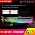 thumbnail image 2 of GT8 Graphics Card Support 5V 3pin ARGB GPU Holder Aluminum Alloy Shell Video Card Stand for ASUS/MSI/GIGABYTE/ASRock WHITE, 2 of 6