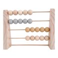 thumbnail image 2 of Wood Abacus Toy Beads Counting Playthings Simple Design Early Education Math Learning Toys Educational Prop Home Decoration Gray yellow, 2 of 9
