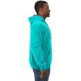 thumbnail image 2 of Fruit Of The Loom Mens Sofspun Hooded Sweatshirt, L, Brick Heather, 2 of 8