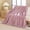 Purple #8, variant on Lisbinx Double Layer Thickened Imitation Fleece Blanket | Solid Color Plush Throw for Sofa, Bed & Office | 100X150Cm Soft & Warm Nap Blanket