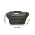 thumbnail image 3 of Sac de Poitrine / Sac Bandoulière / Sac Banane / Sac Messager à Grande Capacité à Compartiments Multiples pour Hommes / Sac de Voyage et de Mise en Forme en Nylon Imperméable / Randonnée et Usage Quotidien, 3 of 6