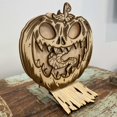 thumbnail image 4 of HUASHENG Cut File Cut Pumpkin With A Swinging Bat Lightburn Xtool.Halloween Pumpkin Decoration Fretwork Wood Handmade Decoration., 4 of 9