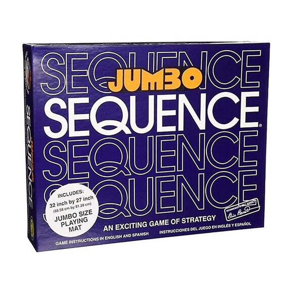 Jumbo Sequence Family Board Game Fast Postage 32 X 27 Inch-Vinsniv