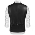 thumbnail image 3 of LSLJS Gilets Décontractés pour Hommes à Simple Boutonnage Imprimé Rétro Costume d'Hiver Débardeurs Col en V Hommes Col Rabattu avec Poches Gilets Formels Médiévaux, Chemises et T-Shirts Athlétiques pour Hommes Cadeaux pour Hommes, 3 of 3