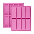 thumbnail image 1 of 8-Cavity Rectangular Silicone Baking Mold – Reusable Food-Grade Mold for Energy Bars, Granola, Chocolate & Bread, Oven & Freezer Safe, 1 of 9