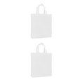 thumbnail image 3 of Decodeary Reusable Eco-Shopping Bag Folding Eco-Friendly Shoulder Storage Bag white 2Set, 3 of 6