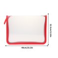 thumbnail image 2 of A4 Zipper File Organizer Bag with Clear Transparent Design for Office Documents, School Supplies, and Travel Essentials, 2 of 5