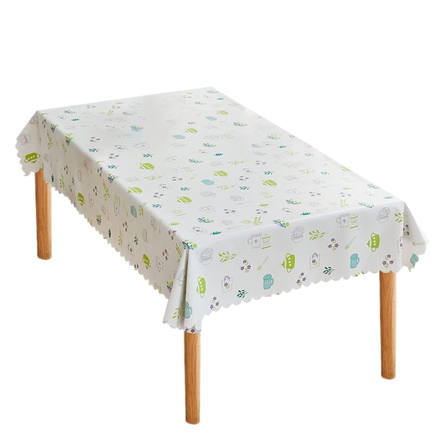 Binwennn Nappe Extra Longue 40 Ronde Nappe Tableau Noir Nappe Nappe Résistante à l'Huile et Lavable Nappe de Bureau Nappe de Bout de Canapé Rectangulaire