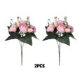 thumbnail image 4 of Youkk 2pcs Easy To Clean – Realistic Appearance – Artificial Flowers For Wedding pink 1Set, 4 of 6