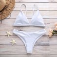 thumbnail image 2 of DPTALR Women Solid Bikini Push-Up Pad Swimwear Bathing Beachwear Set, 2 of 3