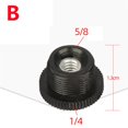 thumbnail image 1 of MYG 5/8Male to 3/8 1/4Female Threaded Screw Mic Stand Clip Mount Adapter Accessories, 1 of 4