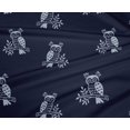 thumbnail image 4 of oneOone Polyester Lycra Fabric Branch & Owl Block Print Fabric By The Yard 56 Inch Wide, 4 of 4