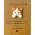 thumbnail image 4 of Resin Animal Pocket Positivity Card Set Mini Inspirational Emotional Support Gift Encouragement Tokens, 4 of 8