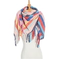 thumbnail image 4 of Penkiiy Foulard pour Femmes Mode Hiver Femmes Foulard Colorée Foulard Décontractée à Franges Châle une Foulard, 4 of 5