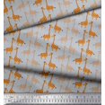 thumbnail image 3 of Soimoi Satin Silk Fabric Giraffe Kids Decor Fabric Printed Yard 42 Inch Wide, 3 of 3
