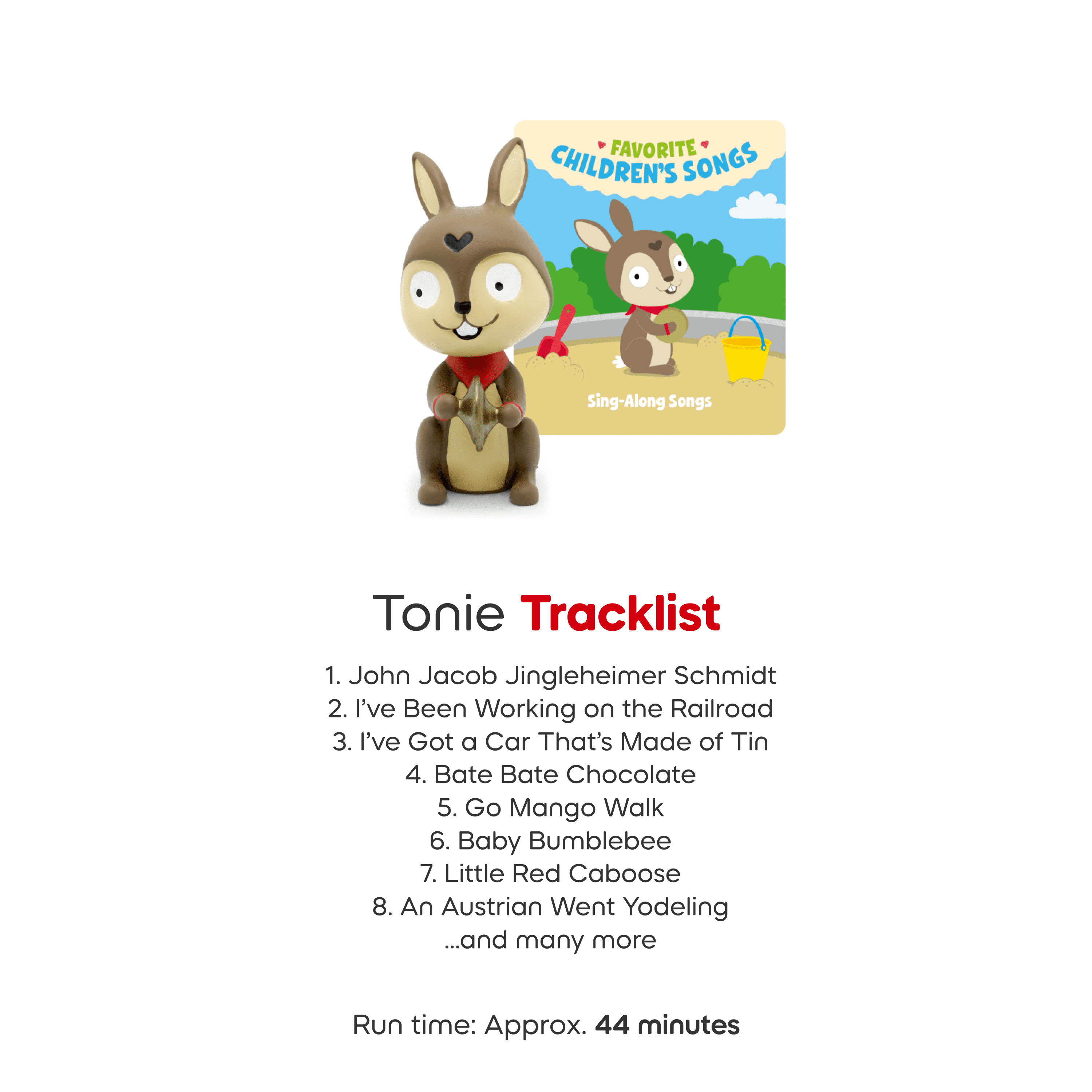 Tonies Chansons Chantantes Personnage Audio