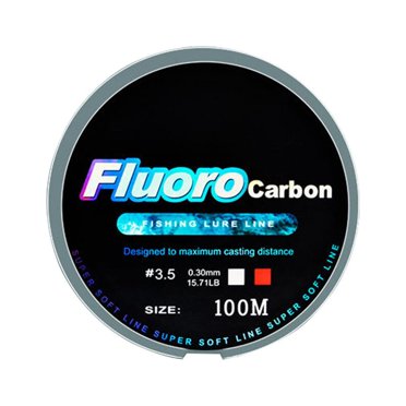 yingyy Ligne de Pêche en Fluorocarbone 100 m 4-34 Lb Fibre de Carbone Mise à Niveau Tresse Ligne de Pêche Super Résistante Fil de Pêche Équipement de Pêche No 07 1 Ensemble