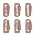 thumbnail image 4 of Clips, Différents Clips d'Utilisation Snap Peigne Matériau Durable pour Femme pour Berline Brun Clair, 4 of 8