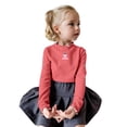 thumbnail image 3 of PMVFHDE Hauts à Manches Courtes pour Fille, T-Shirts à Volants à Manches Longues pour Tout-Petits, Blouse Décontractée Imprimée, Rouge, 3-4 Ans, 3 of 5