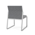 thumbnail image 5 of Gansett Reception Waiting Room Armless Guest Chair / Silver Steel / Gray, 5 of 5