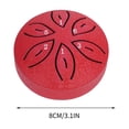 thumbnail image 3 of TopLLC Outils,Herramientas Mini Tambour de Pluie 3 Pouces Tambour à Langue en Acier 6 Tons Instrument de Percussion Tambour pour Enfants Petit Tambour Portable avec Sac de Rangement Tambour Éthéré, 3 of 5