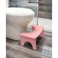 thumbnail image 1 of Toilet Stool Squat Adult . Poop Stool - Ergonomic Squatting Position Portable Bathroom Stool for Adults Easy to Use Pooping Stool Improve Potty Posture and Comfort, 1 of 9