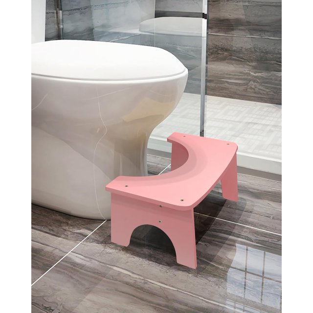 Toilet Stool Squat Adult . Poop Stool - Ergonomic Squatting Position Portable Bathroom Stool for Adults Easy to Use Pooping Stool Improve Potty Posture and Comfort