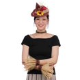 thumbnail image 2 of 4PCS Halloween Scarecrow Accessory Cosplay Scarecrow Hat with Bracelet Necklace, 2 of 10