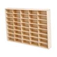 thumbnail image 2 of yuksok Wooden Storage Divider Box Display Box Tabletop Box Wall Mounted Toy Car Storage Car Display Shelf for Doll Store Tiny Dolls 40 Grid, 2 of 8
